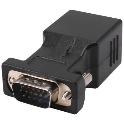 VGA Extender Male To LAN CAT5 CAT6 RJ45 Network Cable Adapter
