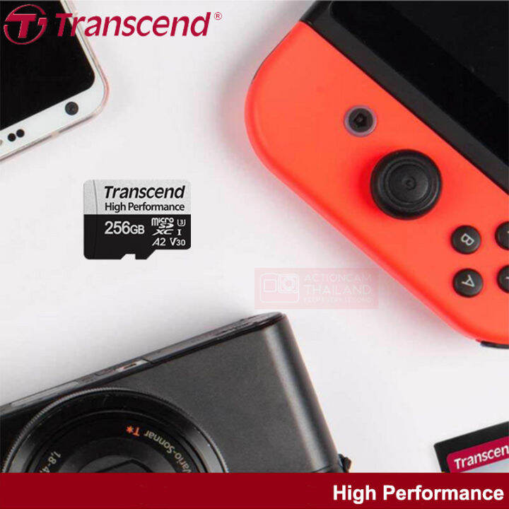 transcend-high-performance-microsd-card-256gb-r-100mb-s-w-85mb-s-เมมโมรี่-สำหรับ-โทรศัพท์-เครื่องเล่นเกมส์-nintendo-รับประกัน-2-ปี-มีใบกำกับภาษี