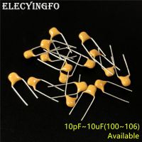 1000pcs/lot Monolithic ceramic capacitor 50V (100~106) 10pF~10uF 102 103 104 105  22pF 1nF 10nF 100nF 0.01uF 0.1uF 1uF P=5.08mm