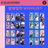 Blackpink BPTG THE GIRLS MakeStar Stella Solo PhotoCards กุหลาบ Lisa Jennie Jisoo การ์ดโซโลชุดละ7ใบ