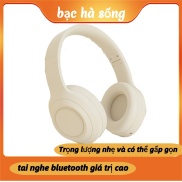 bạc hà sống Tai nghe bluetooth chống ồn trùm đầu có thể gập lại thời lượng