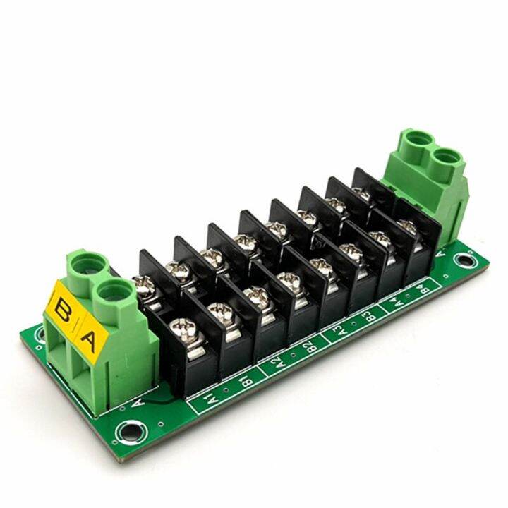 Screw Mount 30A/300V 4x4 Position Pluggable Terminal Block Distribution