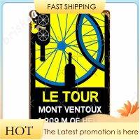 Mont Ventoux แผ่นโลหะโปสเตอร์โรงรถตกแต่งโรงภาพยนตร์ Maglikha ng Tin โลโก้โปสเตอร์ 20 * 30 ซม