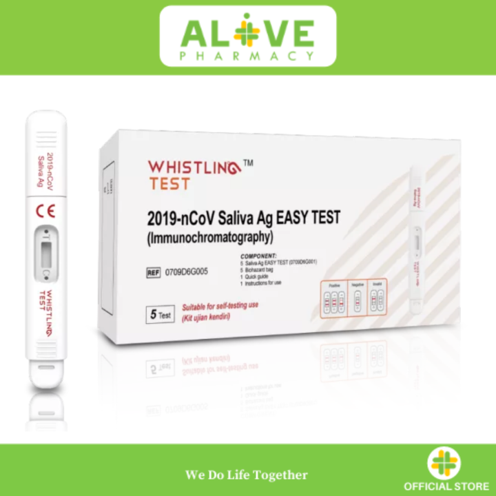 Whistling Saliva COVID-19 Home Rapid Test Kit | Lazada