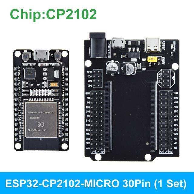 yf-esp32-development-board-type-c-usb-ch340c-wifi-bluetooth-ultra-low-core-esp32-devkitc-32-esp-wroom-32-expansion