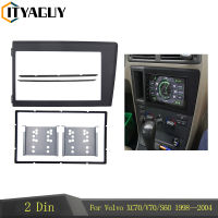 2 DIN รถ DVD กรอบสเตอริโอสำหรับ Volvo XC70 V70 S60 1998-2004