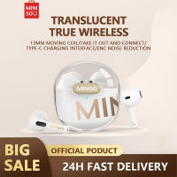 Miniso M01 หูฟังบลูทูธ HIFI เชื่อมต่อเสียง และบลูทูธ 5.3 อุปกรณ์เสริม