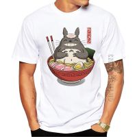 T-shirt เสื้อยืด คอกลม ผ้าฝ้าย พิมพ์ลายกราฟฟิค Totoro แฟชั่นฮิปสเตอร์ สําหรับผู้ชายS-5XL  AAOJ