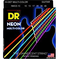 โปรโมชั่นประจำเดือนนี้!!! สายกีต้าร์ไฟฟ้าเคลือบเรืองแสงสีรวม DR Strings รุ่น NEON MULTI-COLOR Electric Guitar Medium (ใหม่ล่าสุด) สายกีต้าร์ สายกีต้าร์โปร่ง สายกีต้าร์ไฟฟ้า อะไหล่กีต้าร์