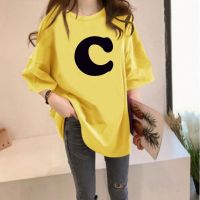 [AMYGO] 2023 t shirt women Loose Tshirt Women Wanita Baju T-shirt Perempuan Murah Plus Size 女上衣女装衣服宽松t恤