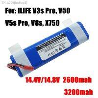 Laudation 14.8V2600mAh Battery 14.4V For ILIFE V3s Pro V50 V5s Pro V8s X750 For ZACO V3 V40 V5s Pro V5x [ Hot sell ] bs6op2