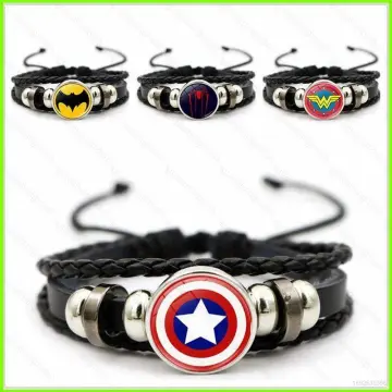 Captain America Bracelet, Superhero Bracelet, Marvel Bracelet