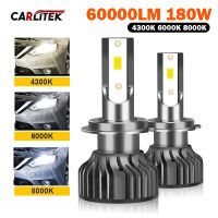 Turbo H7 Car Led Headlights Canbus 4300K 60000LM H4 H11 Led Lamp H8/9 H1 9005 HB3 9006 HB4 9012 HIR2 Led Light Bulbs 6000K 8000K Bulbs  LEDs  HIDs