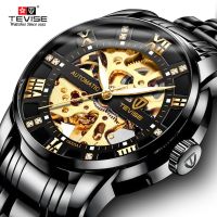 hot【DT】 TEVISE Fashion Movement Mechanical Sport Design Metal Mens Watches Top Brand Luxury