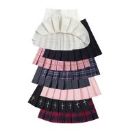 【CC】✻℗  Skirts Waist Woman Shorts Female Pleated Skirt Preppy Ladies