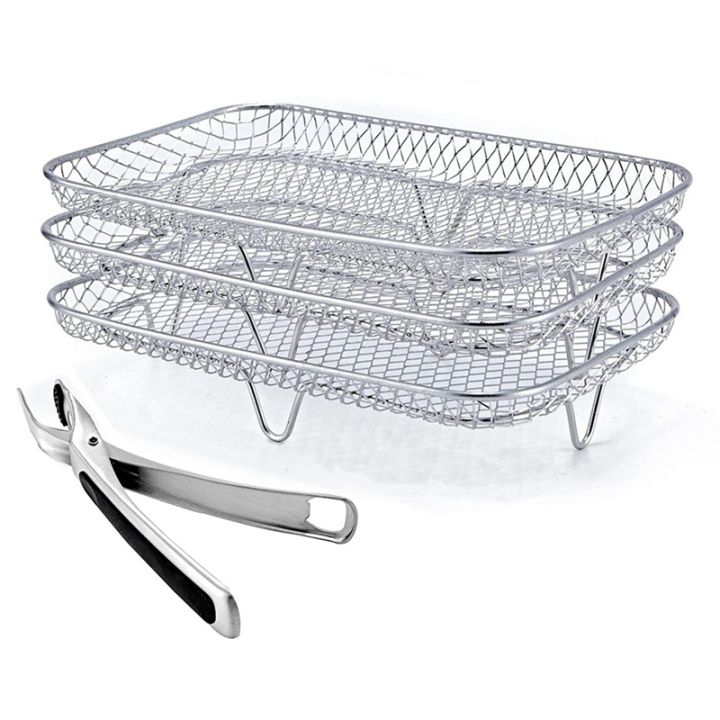 Air Fryer Rack for Ninja Dual XL Air Fryer,MultiLayer Dehydrator Rack