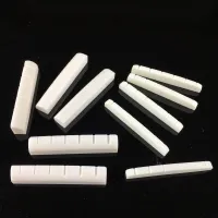 1 Piece Real Slotted Bone Nut For ST TL Tele SG LP Electric Guitar 43*6*9Mm  42*3.5*5.5Mm