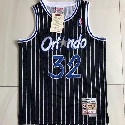 New Arrival Full Embroidered Jersey NBA Orlando Magic No.32 Shaquille Oneal Jersey Basketball Jersey Casual Wear Vest Sports Top City Jersey Retro Jersey New Jersey Workout Clothes Training Clothes