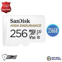 SanDisk 256GB High Endurance Video Monitoring Micro SDXC Class 10พร้อมอะแดปเตอร์ (SDSQQNR) ~ รุ่นใหม่