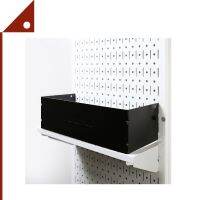 Wall Control : WCT10-LP-1406B* อุปกรณ์เสริมบนเเผ่นเพกบอร์ด Deep Shelf Guard and Wall Containment Stabilizing Bracket, Black