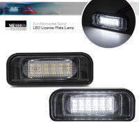 LED License Plate Light for Benz W220 S320 S420 S430 S500 1999-2005 Canbus Rear Tag Lamps Car Parking Lighting