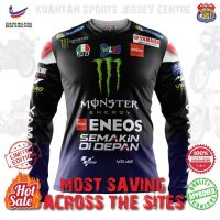 เสื้อกีฬาแขนยาว ลาย 3 มิติ yamaha l baju yamaha monster motogp สําหรับปั่นจักรยาน ขนาด xxs-6xl