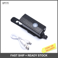 IPTY จักรยานชาร์จไฟ LED ไฟหน้า USB + ไฟท้ายไฟท้ายไฟท้าย