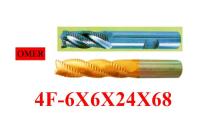 ROUGHING END MILLS 4 FLUTES HSS-E LONG LENGTH COARSE TEETH เอ็นมิล 4 ฟัน กัดหยาบ-ยาว   CT26N พร้อมส่ง