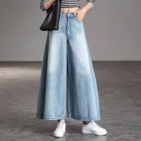 Baggy Jeans High Waist Oversize Pants Clothes Flared Jeans For Large Size WomenS Trousers Denim Trousers Woman Wide Leg Cargo