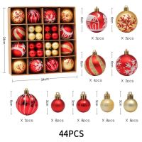 Balls Christmas Xmas Durable Gift Hanging Home 3-6CM Set 42PCS Baubles