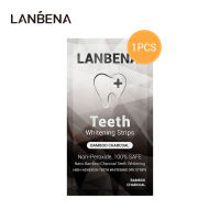 LANBENA ฟันไวท์เทนนิ่งแถบ 1 ชิ้นฟันเนียร์สีขาวแถบขจัดคราบคราบผงสุขอนามัยช่องปากฟอกเครื่องมือทันตกรรม