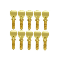 10 Pieces Saxophone Professional Connection Accessories, Metal Gold Screws Fixing Saxophone Clarinet Neck Screws