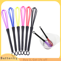 Butterfly 1X MINI Salon hair TOOL Tint Color Dye whisk บอลลูนแส้ผสมแบบสุ่ม,