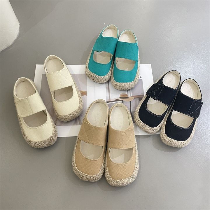 the-new-spring-and-summer-2023-baotou-straw-fisherman-outside-the-canvas-half-slippers-female-shoes-heelless-thick-bottom-half-order-shoes