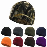 【YD】 Outdoor Camouflage Hats Fleece Hat Fishing Cycling Men Warm Windproof Hiking Caps