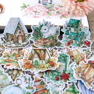 ✱ 20PCS warm winter Stickers Crafts And Scrapbooking stickers book Student label Decorative sticker DIY Stationery