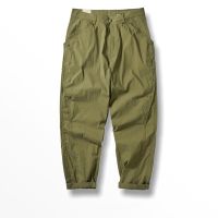 Mountain Speed Dry Pants Mens Thin Elastic Spring And Summer Loose Pants Ins Trend Breasted Casual Taper Pants