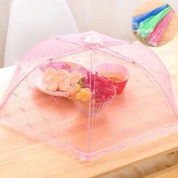 Kitchen Mesh Umberlla Food Cover Foldable Collapsible Pop Up Food