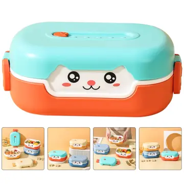 Microwavable Japanese Bento Box Lunch Box set of 2 MINI Squirrel Du