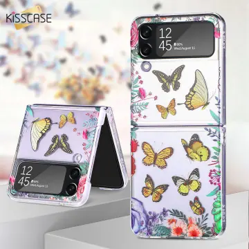 Fashion Cartoon Glitter Butterfly Cover For Samsung Galaxy Z Flip