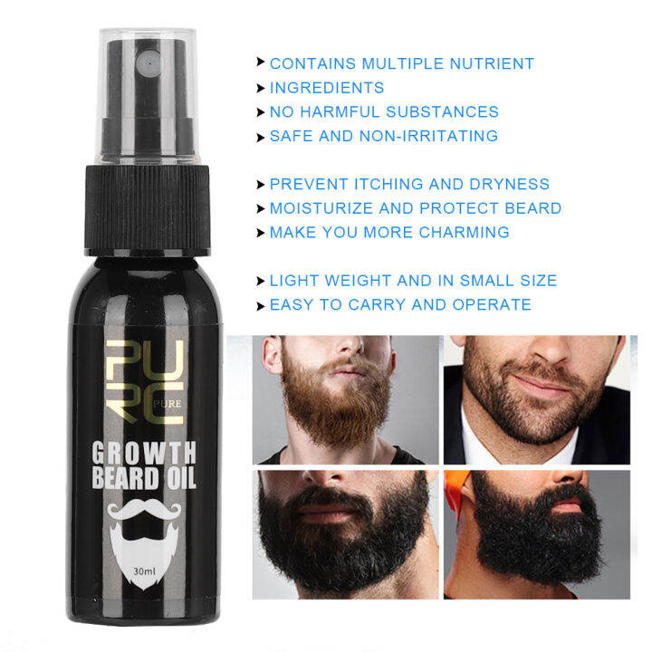 Balbas Growth Oil Pag-aayos ng Hair Follicle Mustache Beard Nourishing ...