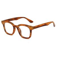 Square Frame Simple Style Handcrafted Brown Color Fashion Reading Glasses +0.75 +1 +1.25 +1.5 +1.75 +2 To +6