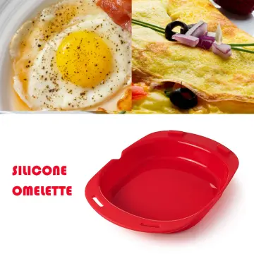 1pc Microwave Omelet Maker Pan Egg-Omelette Maker Tray Egg-Cooker Poacher  Kitchen Mold, Kitchen Steamed Egg Tray