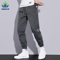 Spring Autumn Cargo Pants Mens Trendy Outdoor Ankle Banded Pant Loose Elastic Waist Overalls Harem Trousers Large size M-4XL