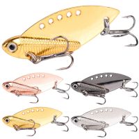 4Pcs Spinner Fishing Lures Wobbler Sequin Spoon Crankbaits Artifical Easy Shiner VIB Baits for Fly Fishing Trout Pesca