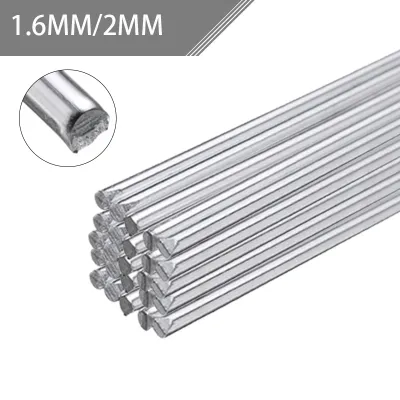 5/10/20Pcs 2mm Aluminum Welding Rods 50cm Welding Wire Rods Stick Bar Low Melting Point No Need Solder Powder