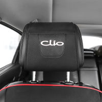 1pc For Renault Clio Car Headrest Protector Cover Pu Leather Car Headrest Cover Car Accessories