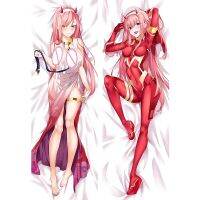 (ปลอกหมอนเท่านั้น) 60X180ซม. 2WAY/WT ปลอกหมอน DARLING In The FRANXX น่ารักอนิเมะศูนย์สอง Dakimakura Cover Otaku กอดปลอกหมอนเต็มตัว