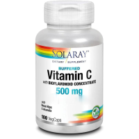 Solaray, Buffered Vitamin C with Bioflavonoid Concentrate 500 mg, VegCaps