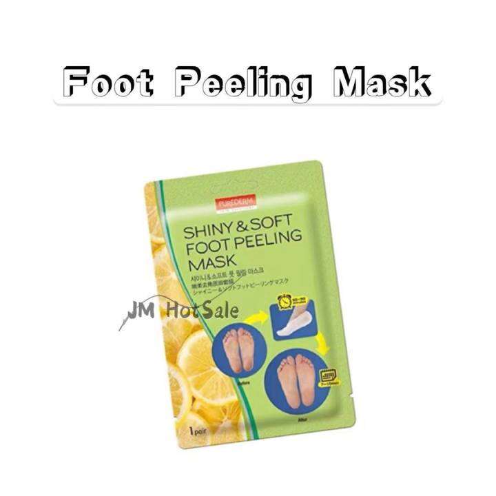 (1pack) Original PUREDERM Shiny & Soft Foot Peeling Mask Lazada PH